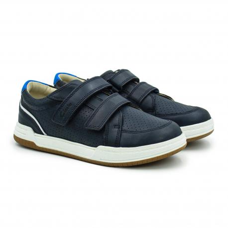 Детские кеды , синие Clarks