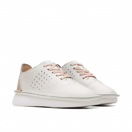Женские кроссовки , белые Clarks