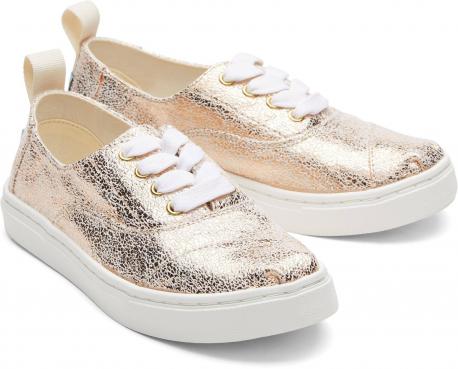 Детские кеды , золотые Toms