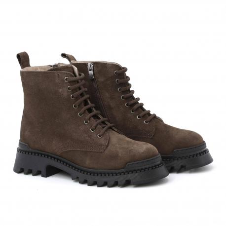 Женские высокие ботинки , коричневые Clarks