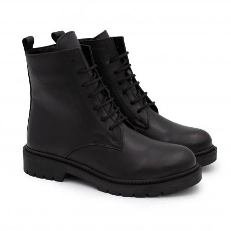 Женские высокие ботинки , черные Clarks