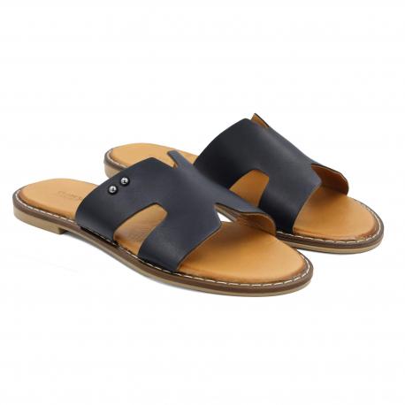 Женские сланцы , черные Clarks