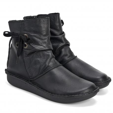 Женские полуботинки , черные Clarks