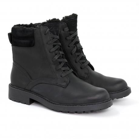 Женские полуботинки , черные Clarks