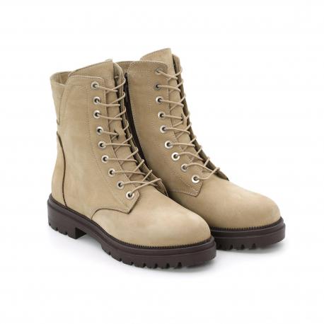 Женские высокие ботинки , бежевые Clarks