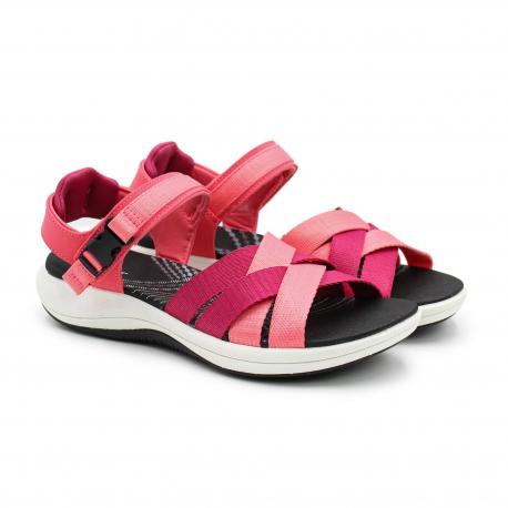 Женские сандалии , коралловые Clarks