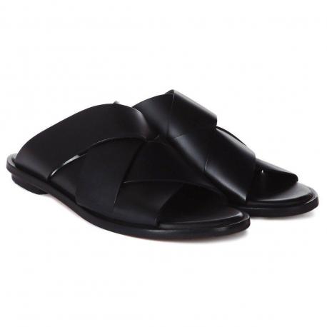 Женские сланцы , черные Clarks