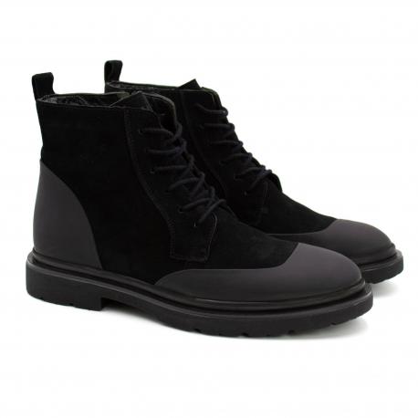 Мужские высокие ботинки , черные Clarks