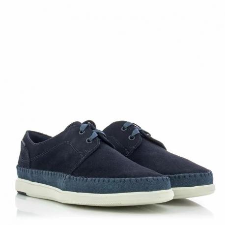 Мужские полуботинки , синие Clarks
