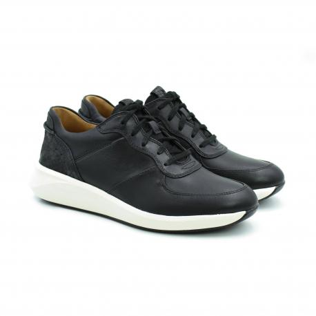 Женские кроссовки , черные Clarks