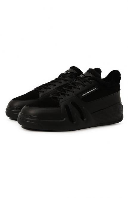 Кожаные кеды GIUSEPPE ZANOTTI   DESIGN