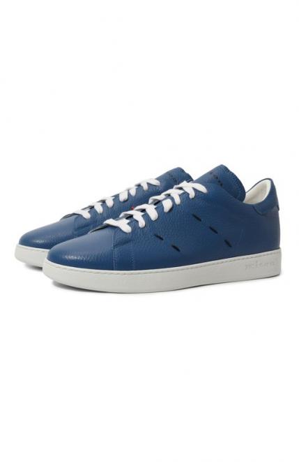Кожаные кеды KITON