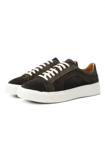 Замшевые кеды KITON