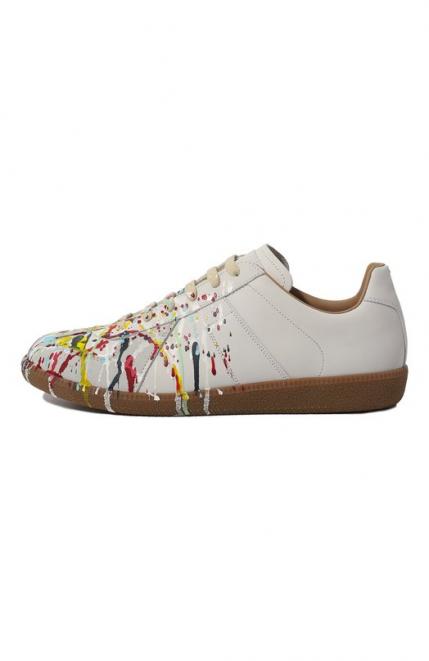 Кожаные кеды Replica Maison Margiela