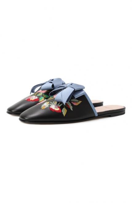 Кожаные сабо Beauregard Valentino