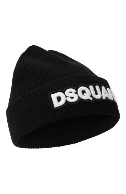 Шапка из хлопка и вискозы DSquared2