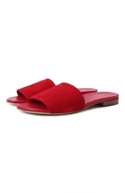 Замшевые шлепанцы KITON