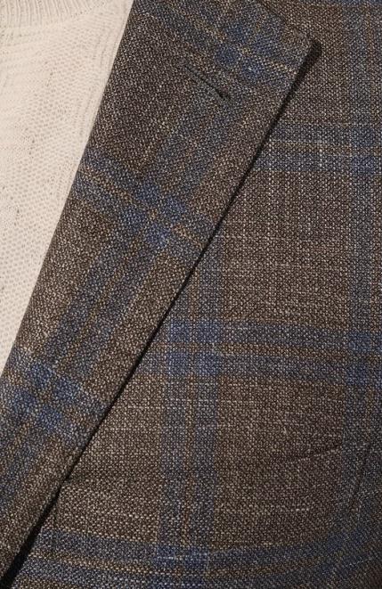 Пиджак из шерсти и шелка Corneliani