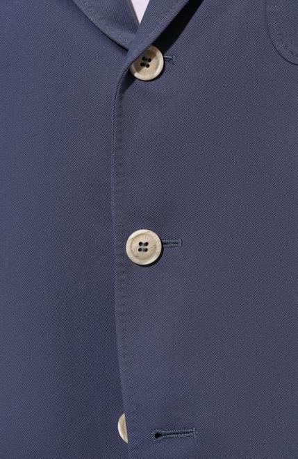 Хлопковый пиджак Brunello Cucinelli