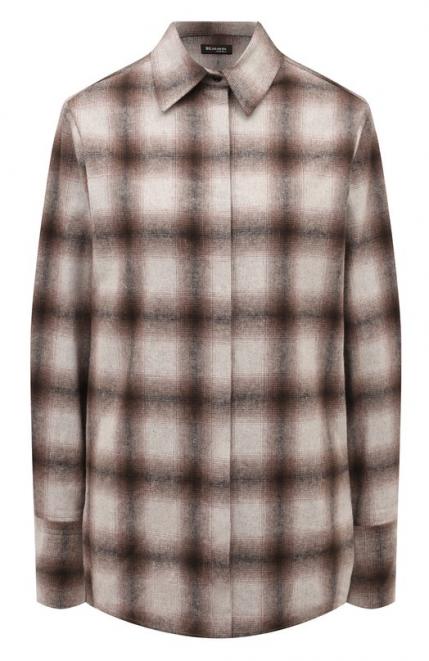 Хлопковая рубашка KITON