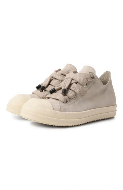Замшевые кеды Luxor Jumbo Padded Low Rick Owens