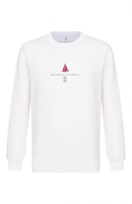 Хлопковый свитшот Brunello Cucinelli