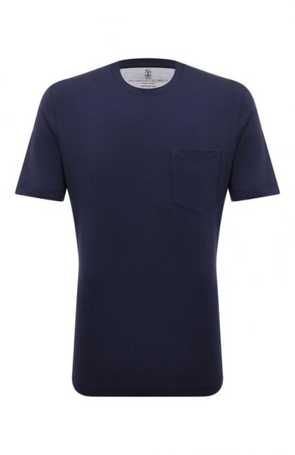Хлопковая футболка Brunello Cucinelli