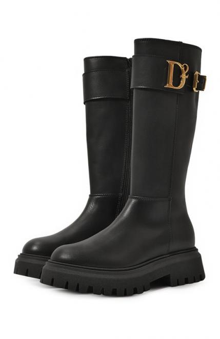 Кожаные сапоги DSquared2