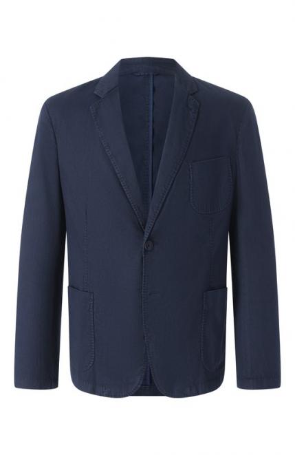 Пиджак изо льна и хлопка Giorgio Armani