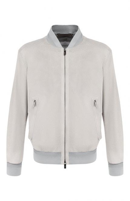 Кожаный бомбер Zegna