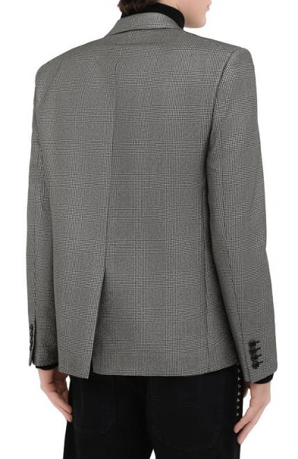 Пиджак из шерсти и вискозы Saint Laurent