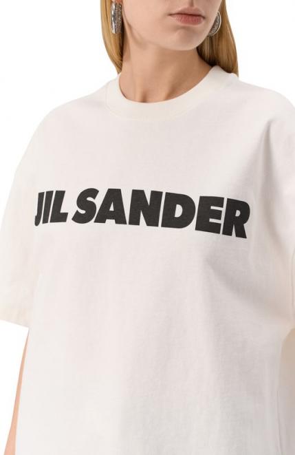 Хлопковая футболка Jil Sander