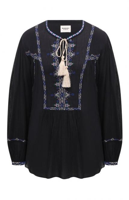 Хлопковая блузка ISABEL MARANT ETOILE