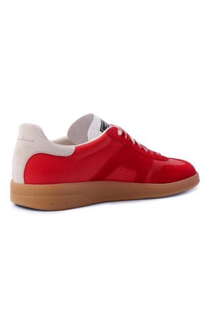 Кожаные кеды DBS Oly Santoni