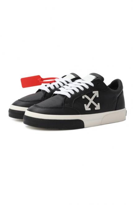 Кожаные кеды New Low Vulcanized Off-white