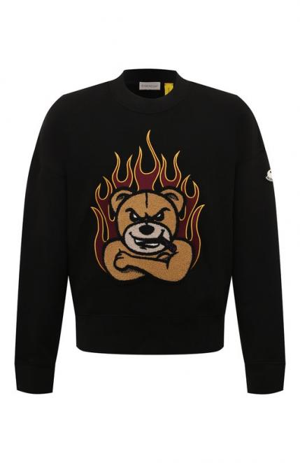 Хлопковый свитшот  x Palm Angels Moncler Genius