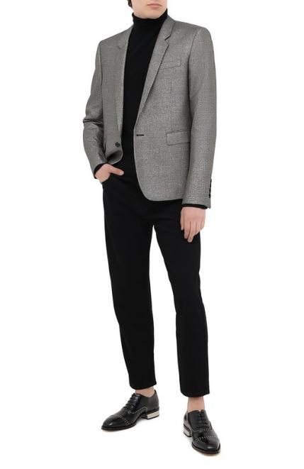 Пиджак из шерсти и вискозы Saint Laurent