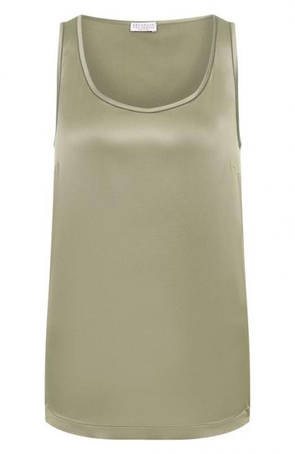 Атласный топ Brunello Cucinelli