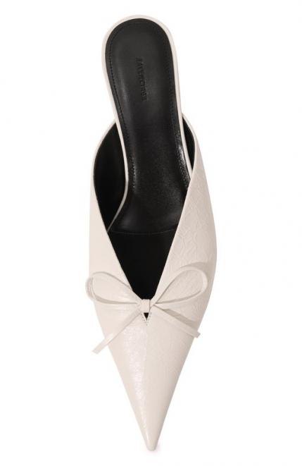 Кожаные мюли Knife Bow 40 Balenciaga