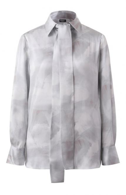 Атласная блузка KITON