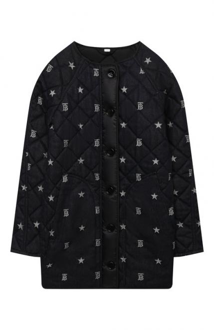 Стеганое пальто из хлопка Burberry
