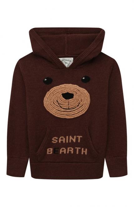 Худи из шерсти и вискозы MC2 Saint Barth