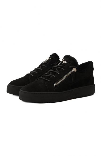 Кожаные кеды Frankie Winter GIUSEPPE ZANOTTI   DESIGN