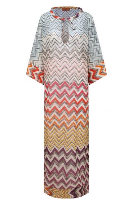 Туника из хлопка и шелка Missoni