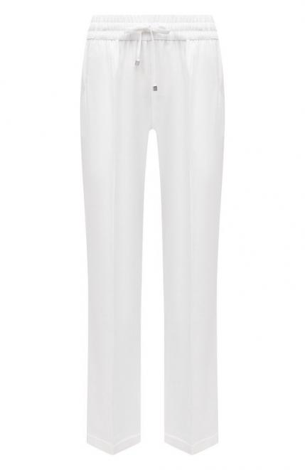 Брюки изо льна и вискозы KITON