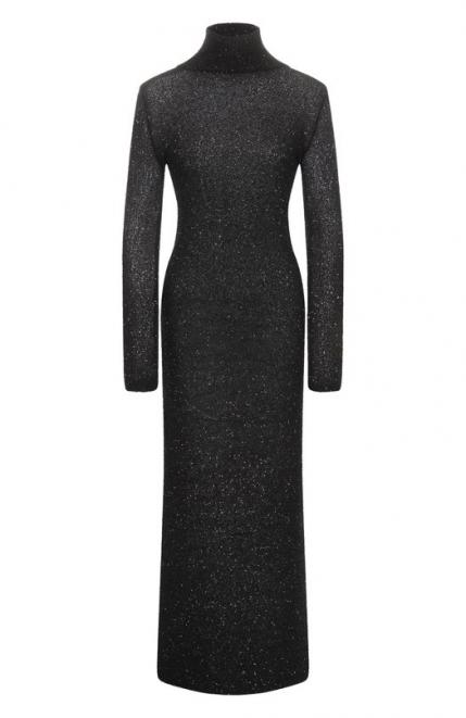 Платье с отделкой пайетками Balenciaga