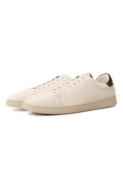 Кожаные кеды KITON