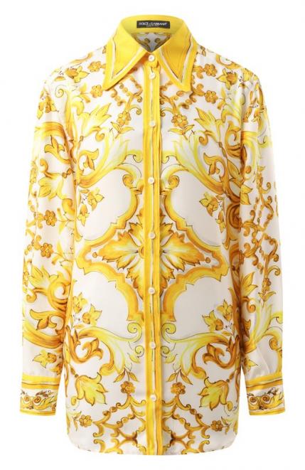Шелковая блузка Dolce&Gabbana