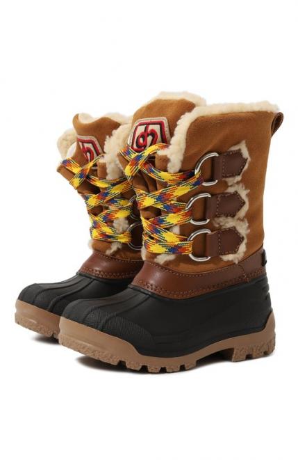Кожаные сапоги DSquared2