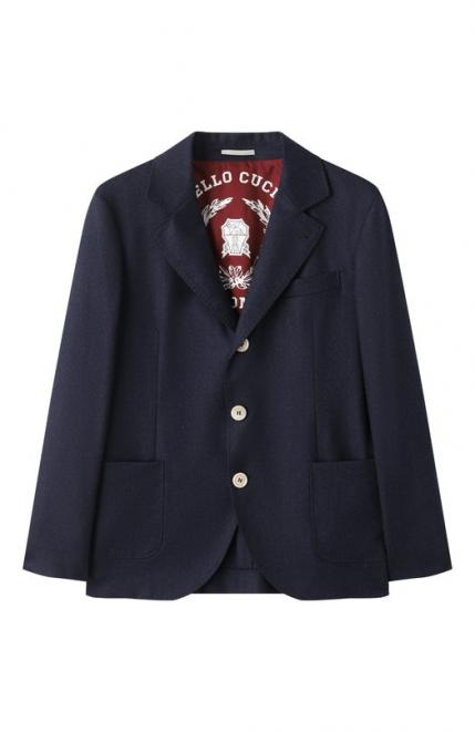 Шерстяной пиджак Brunello Cucinelli